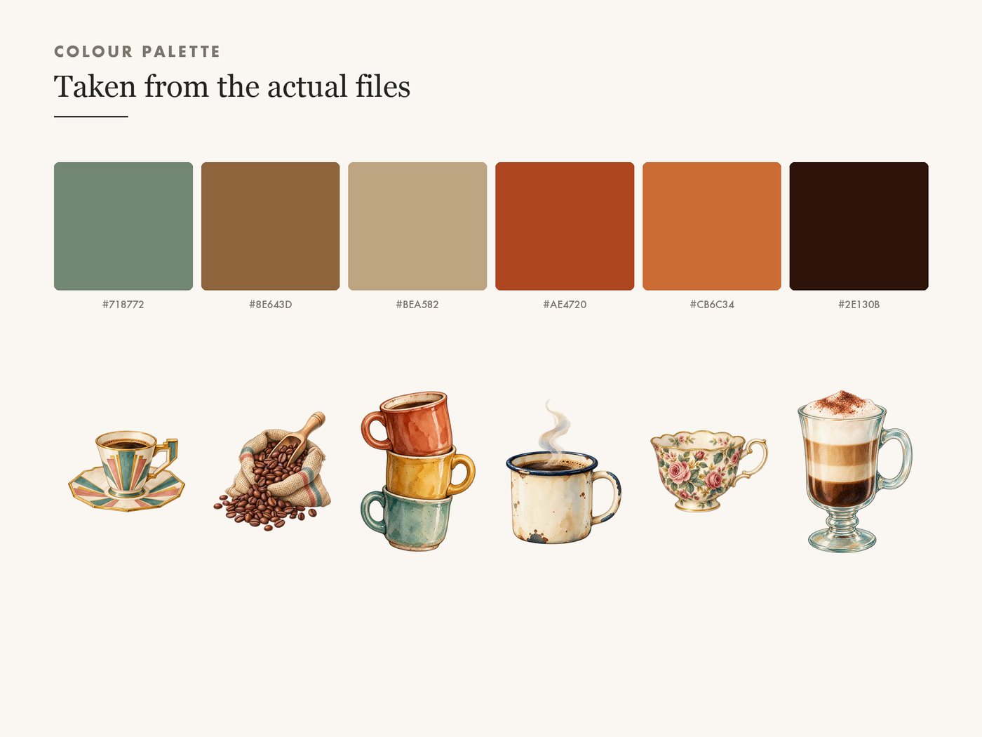Diner Mug Stack and Enamel Camping Mug PNG Clipart — colour palette